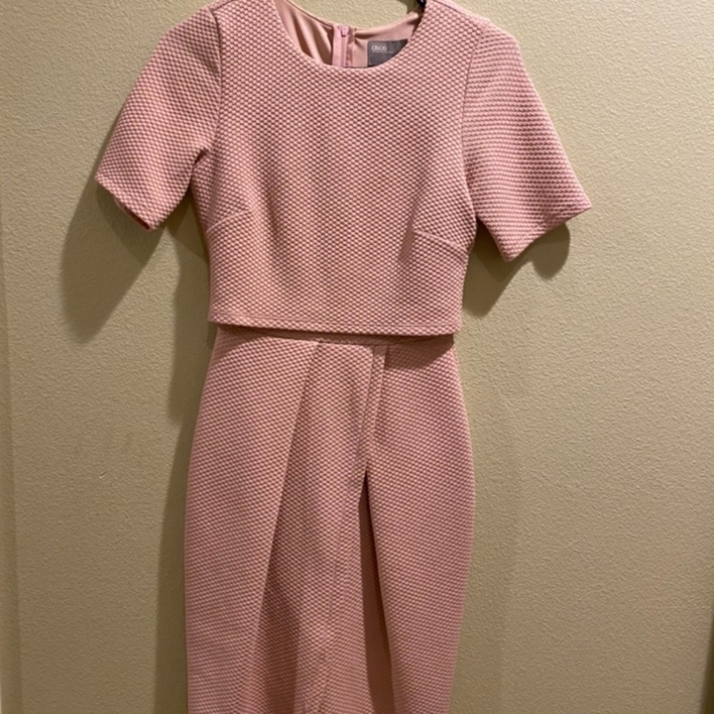 ASOS Pink textured dress